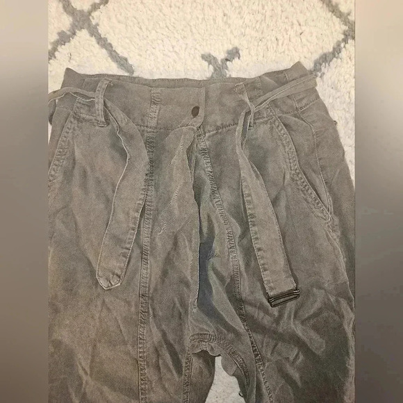 Zara linen blend harem style cargo pant size small - Picture 2 of 6